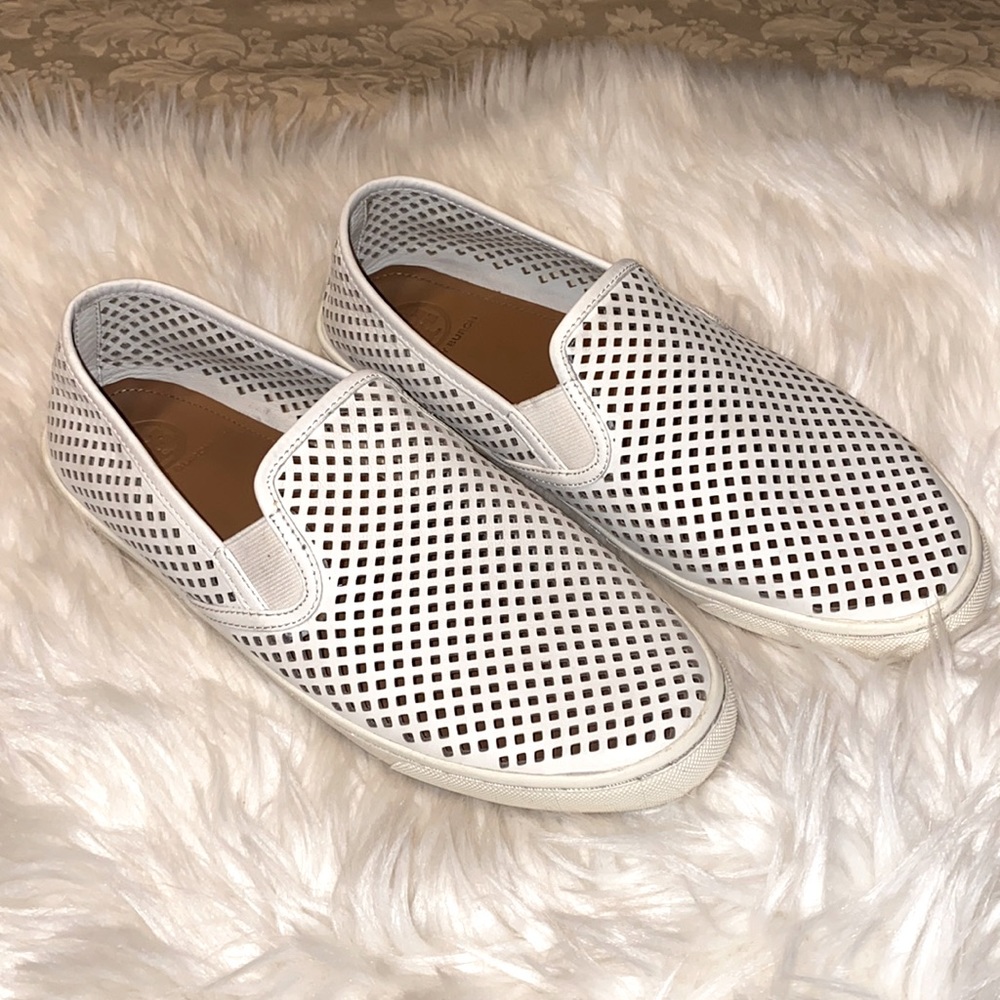 Tory Burch Leather Cream Shoes Size 10 1/2